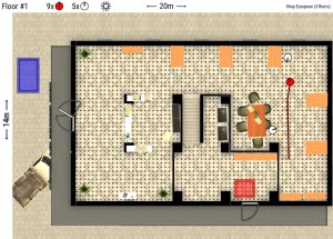 Shop European (3 Floors) – Crowded Shop (9×T – 5×S)